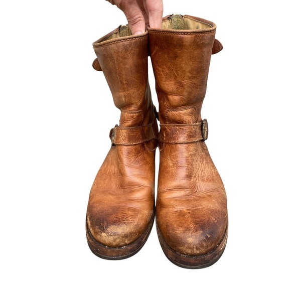 Frye Brown Leather  Boots  size 8 - Picture 3 of 7